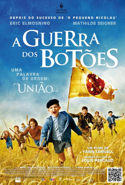 La guerre des boutons - Brazilian Movie Poster