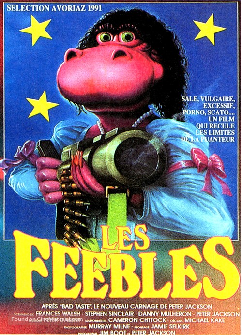 Meet the Feebles - French Movie Poster