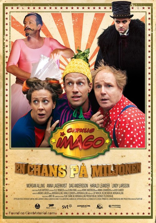 Cirkus Imago En chans p&aring; miljonen - Swedish Movie Poster