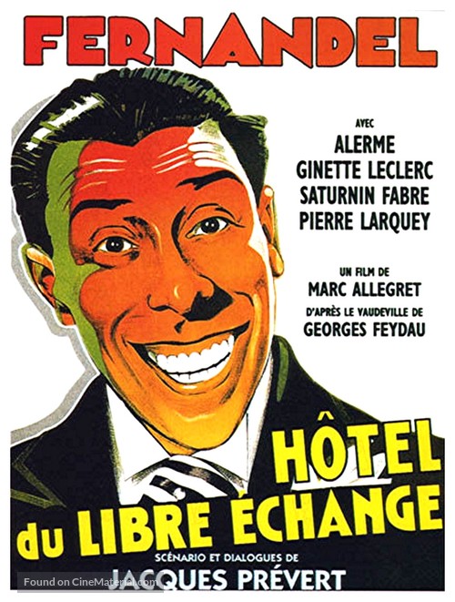 H&ocirc;tel du libre &egrave;change, L&#039; - French Movie Poster