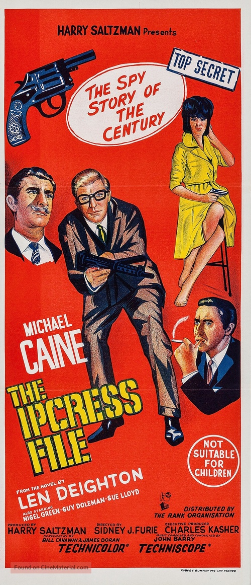 The Ipcress File - Australian Movie Poster