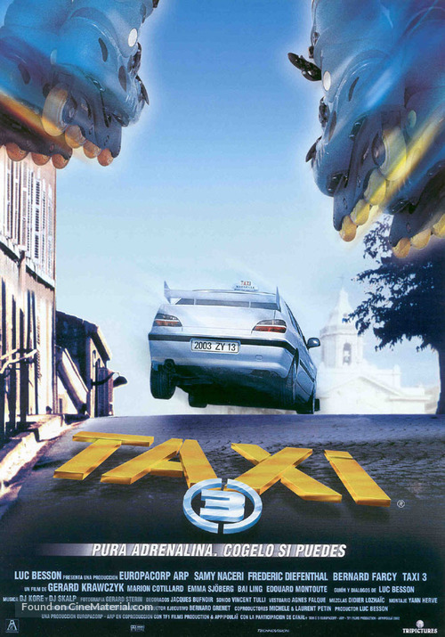 Taxi 3 - Spanish Movie Poster