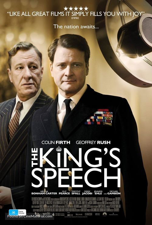 The King&#039;s Speech - Australian Movie Poster