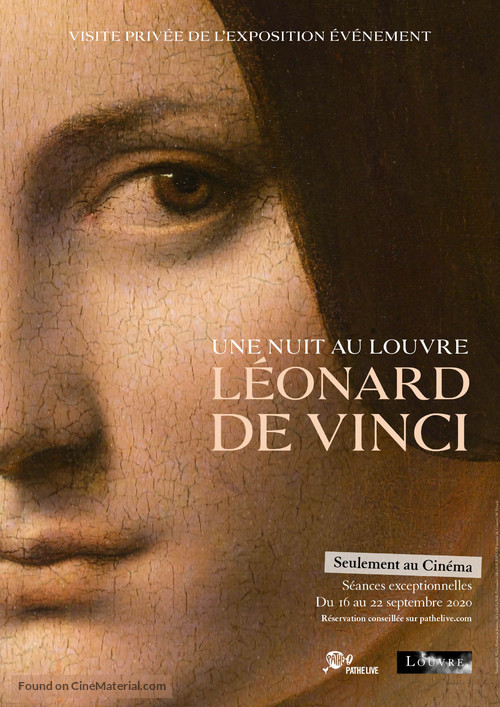 A Night at the Louvre: Leonardo da Vinci - French Movie Poster