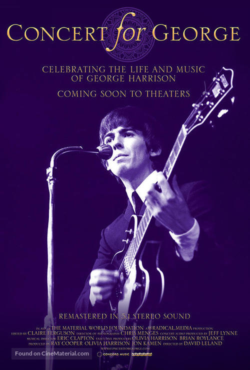 Concert for George - Re-release movie poster