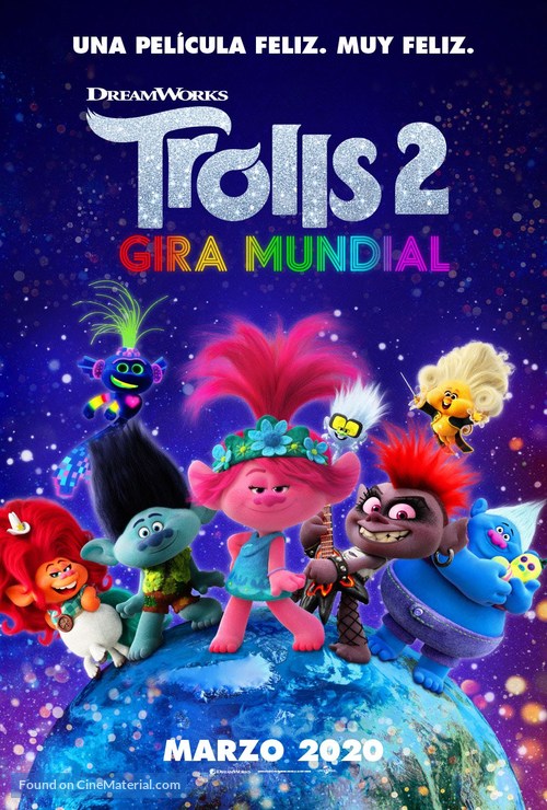 Trolls World Tour - Spanish Movie Poster