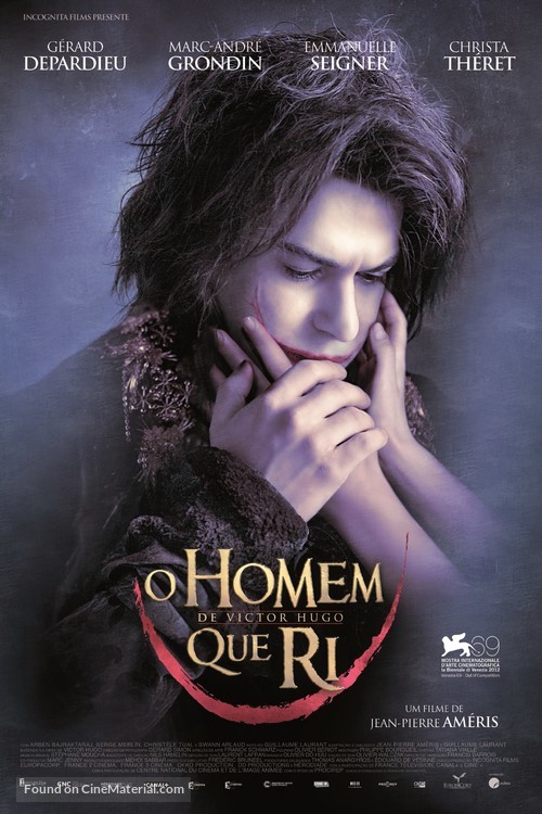 L&#039;homme qui rit - Brazilian Movie Poster