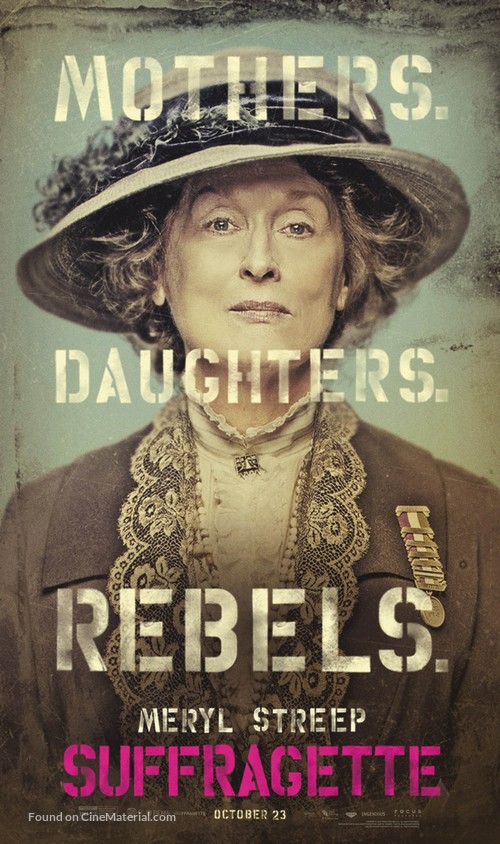 Suffragette - Character movie poster