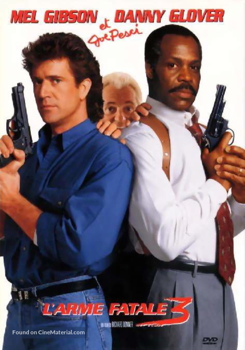 Lethal Weapon 3 - French DVD movie cover