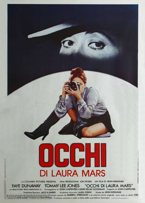 Eyes of Laura Mars - Italian Movie Poster