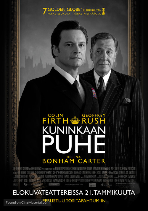 The King&#039;s Speech - Finnish Movie Poster