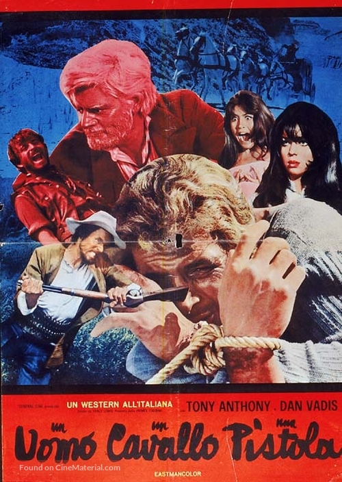 Un uomo, un cavallo, una pistola - Italian Movie Poster