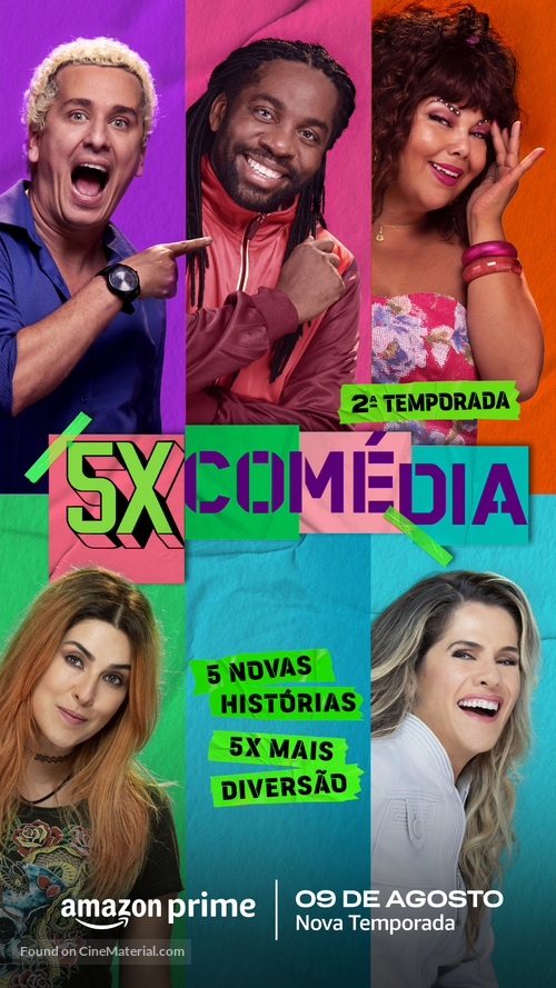 &quot;5X Comedia&quot; - Brazilian Movie Poster