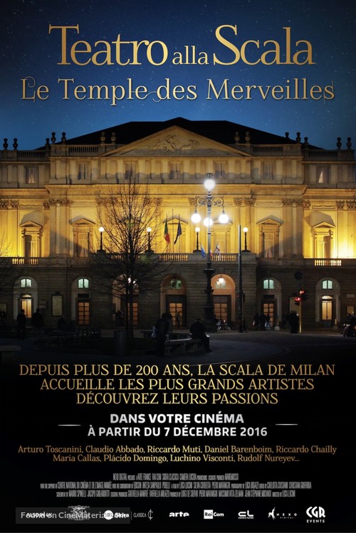 Teatro alla Scala: Il tempio delle meraviglie - French Movie Poster