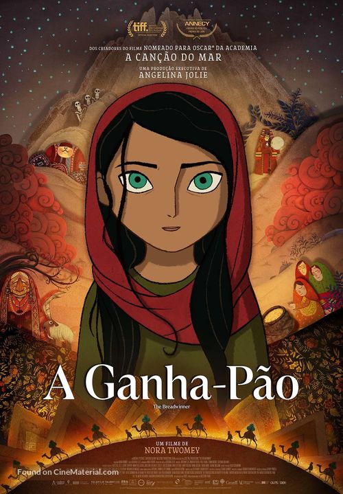 The Breadwinner - Portuguese Movie Poster