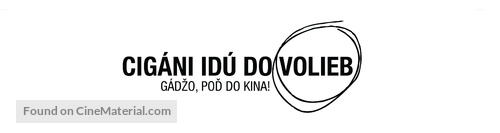 Cig&aacute;ni id&uacute; do volieb - Slovak Logo