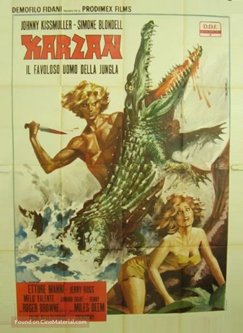 Karzan, il favoloso uomo della jungla - Italian Movie Poster