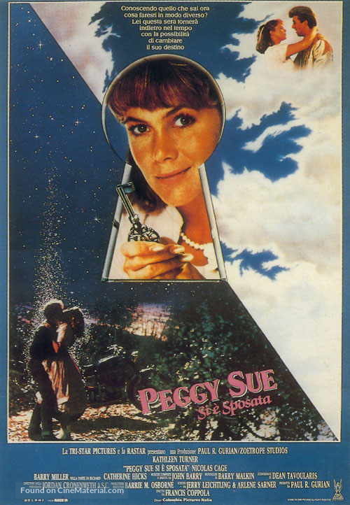 Peggy Sue Got Married - Italian Movie Poster