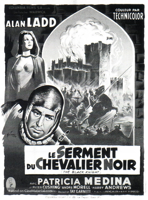 The Black Knight - French Movie Poster