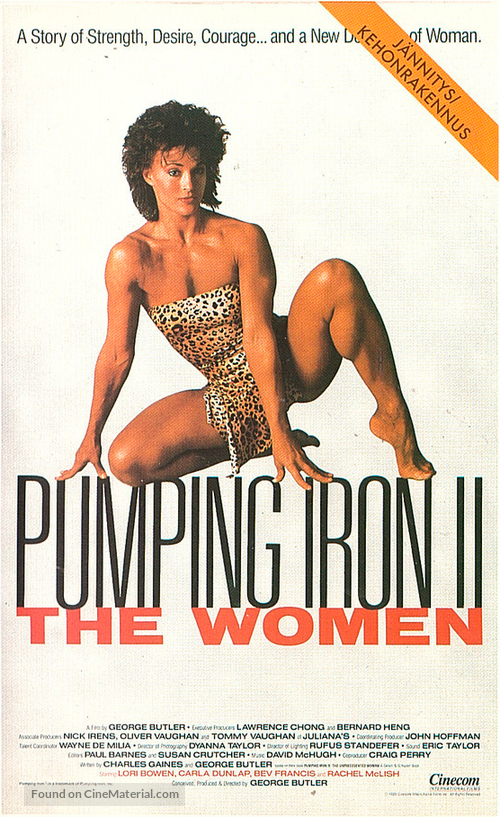 Pumping Iron II: The Women - Finnish VHS movie cover