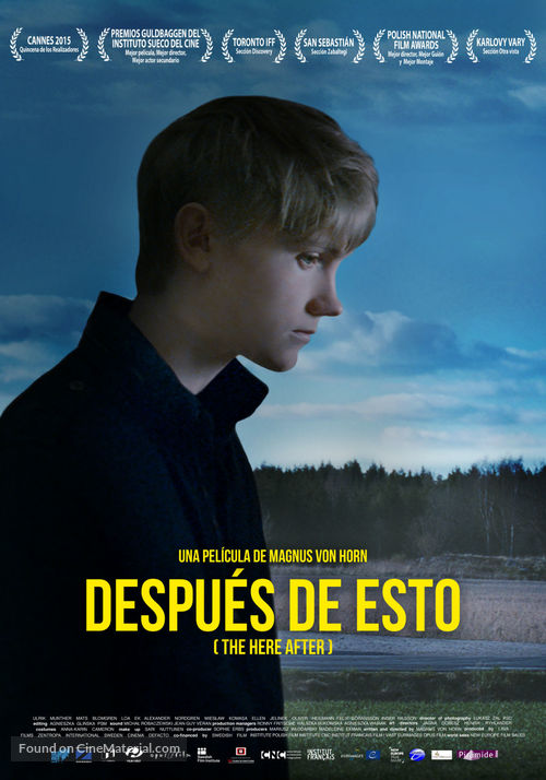 Efterskalv - Spanish Movie Poster