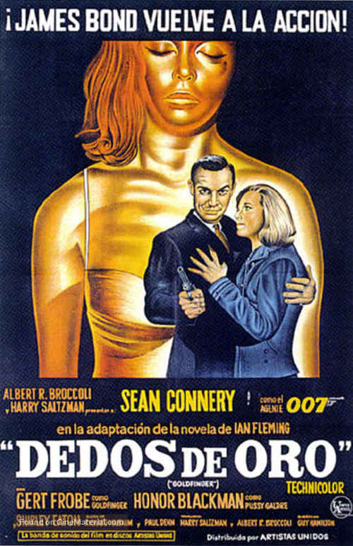 Goldfinger - Argentinian Movie Poster