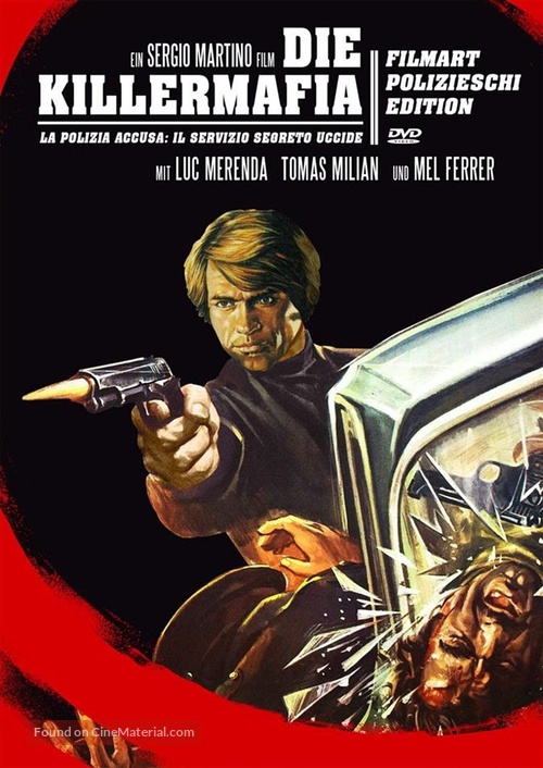 La polizia accusa: il servizio segreto uccide - German DVD movie cover