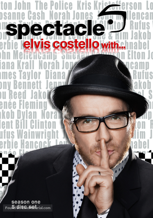 &quot;Spectacle: Elvis Costello with...&quot; - Movie Cover