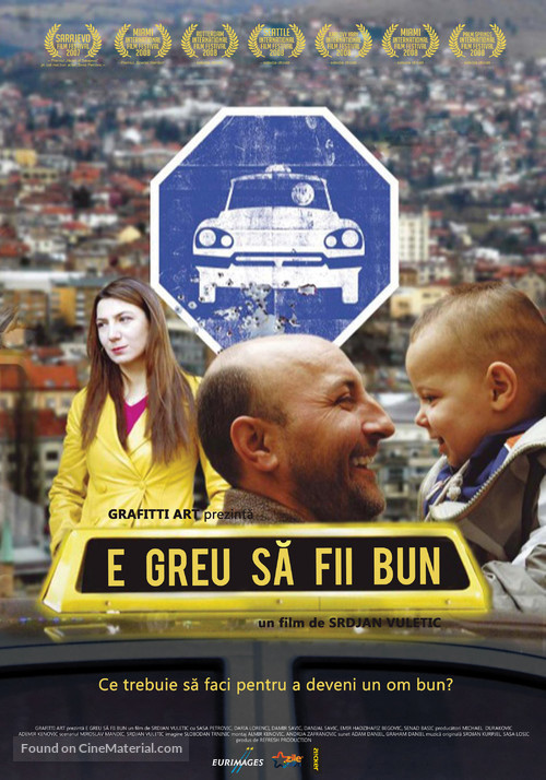 Tesko je biti fin - Romanian Movie Poster