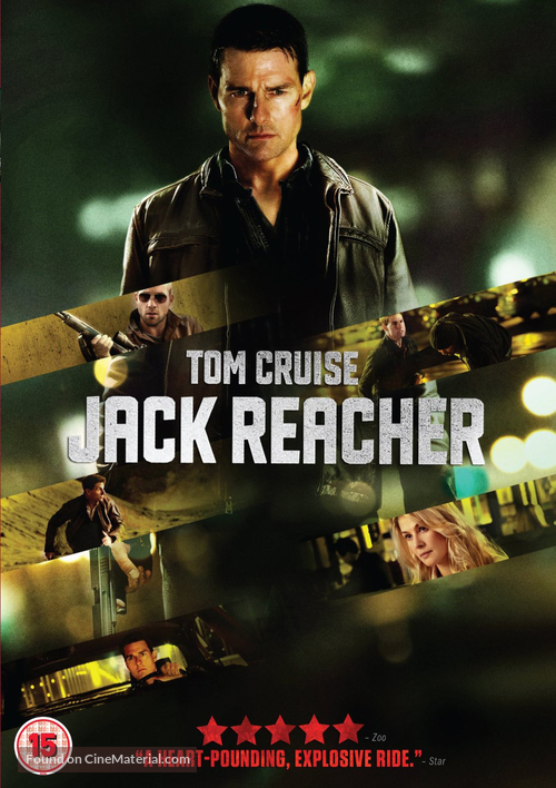 Jack Reacher - British DVD movie cover
