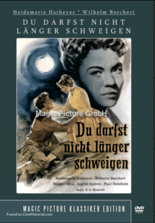 Du darfst nicht l&auml;nger schweigen - German DVD movie cover