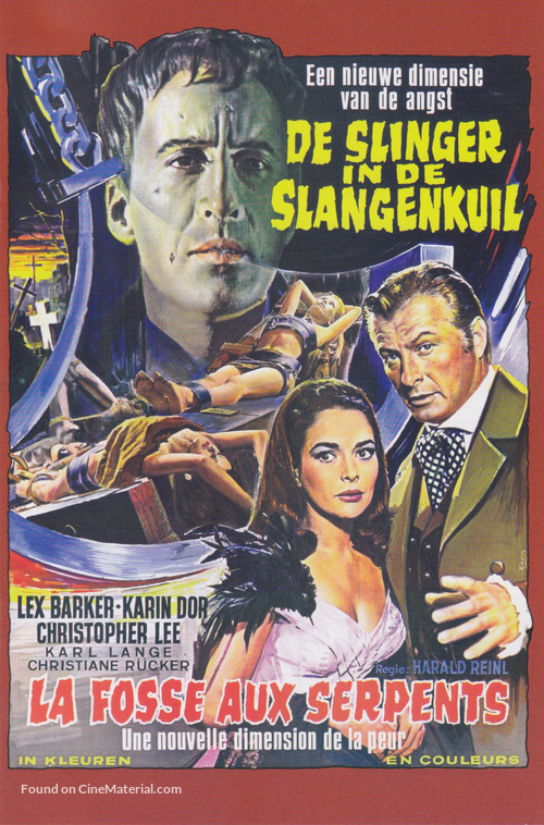 Die Schlangengrube und das Pendel - Belgian Movie Poster