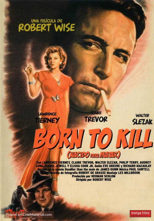 Born to Kill - Spanish DVD movie cover