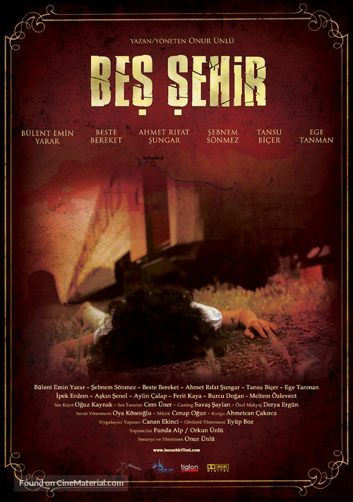 Bes sehir - Turkish Movie Poster