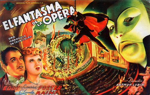 Phantom of the Opera - Spanish Movie Poster