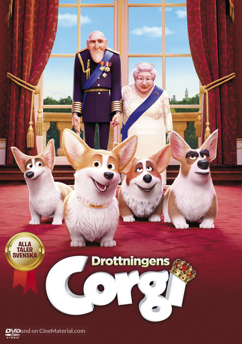 The Queen&#039;s Corgi - Swedish Movie Cover