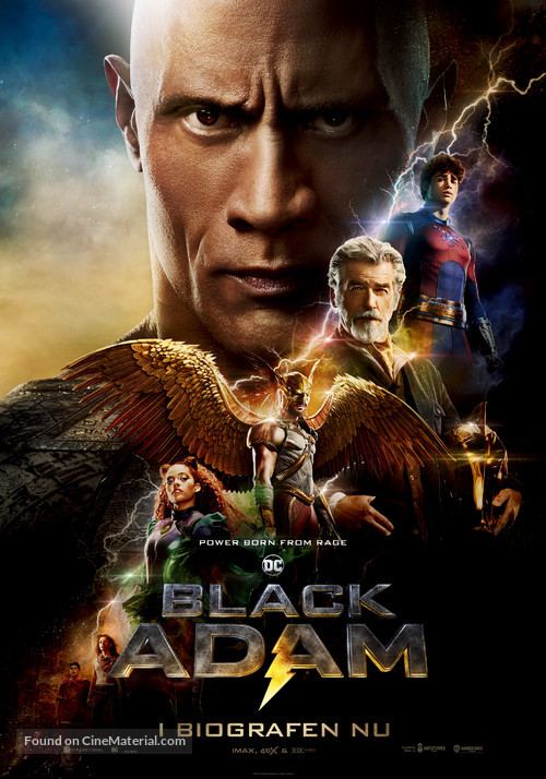 Black Adam - Danish Movie Poster