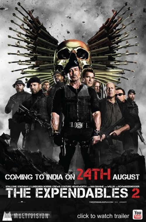 The Expendables 2 - Indian Movie Poster