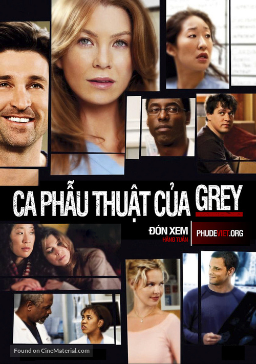 &quot;Grey&#039;s Anatomy&quot; - Vietnamese Movie Poster