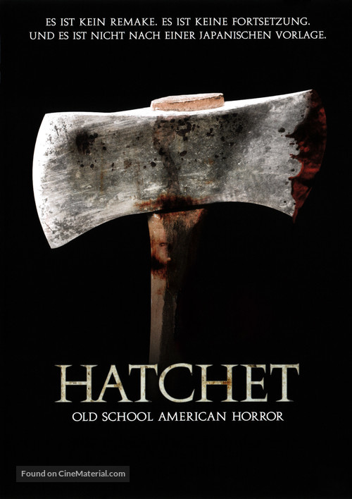 Hatchet - German Movie Poster