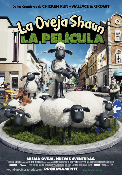 Shaun the Sheep - Spanish Movie Poster