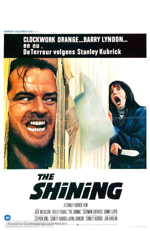 The Shining - Belgian Movie Poster