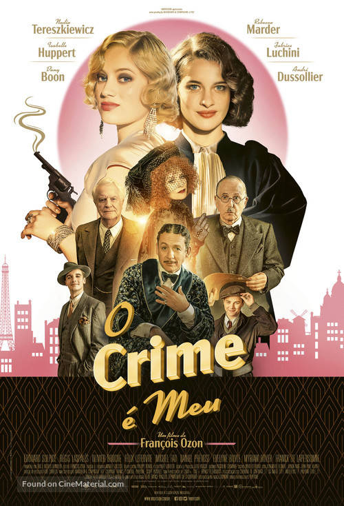 Mon crime - Brazilian Movie Poster