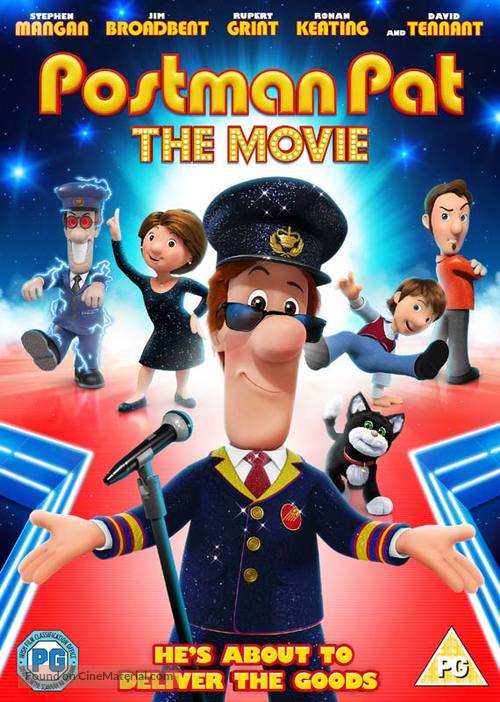 Postman Pat: The Movie - British DVD movie cover