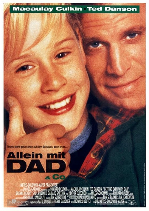 Getting Even with Dad - German Movie Poster