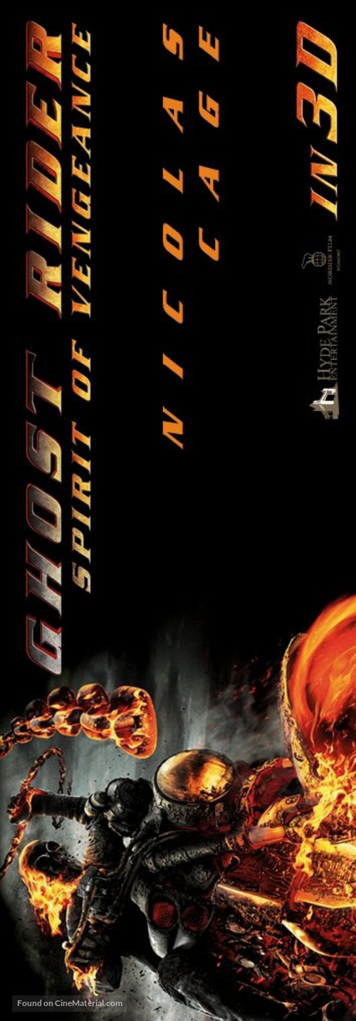 Ghost Rider: Spirit of Vengeance - Danish Movie Poster