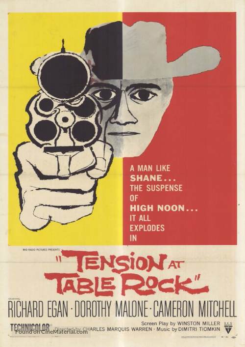 Tension at Table Rock - Theatrical movie poster