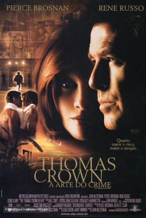 The Thomas Crown Affair - Brazilian Movie Poster