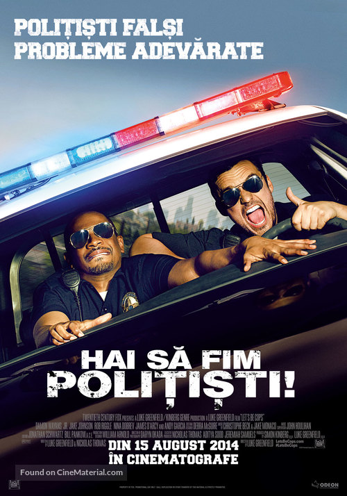 Let&#039;s Be Cops - Romanian Movie Poster