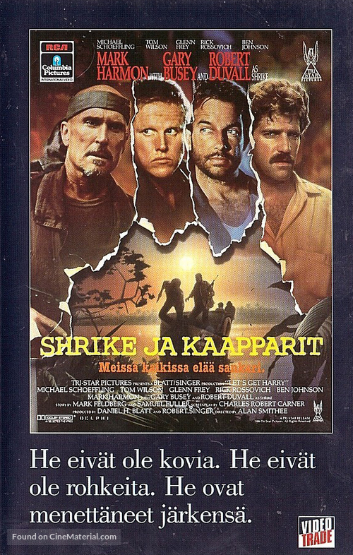 Let&#039;s Get Harry - Finnish VHS movie cover